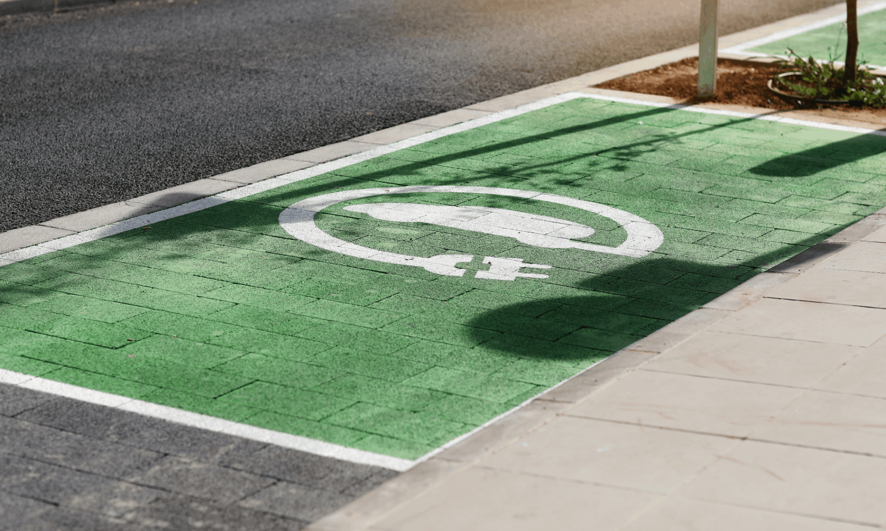 public charge space for electric vehicles